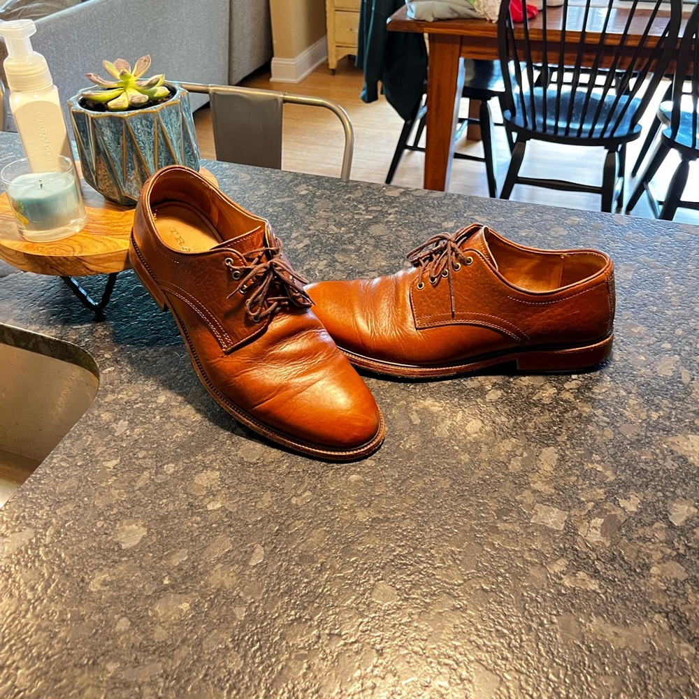 H.S. Trask made Buffalo leather shoes mens size 11.5